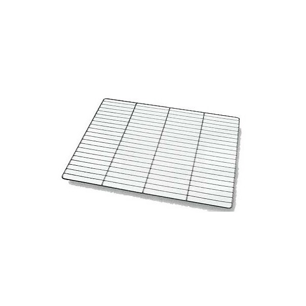 Grille inox 600x400 avec 2 traverses et 29 fils