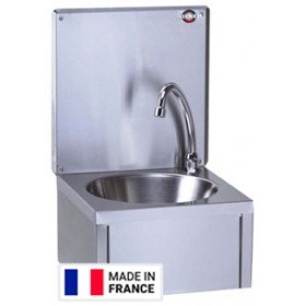 Lave mains inox professionnel avec dosseret