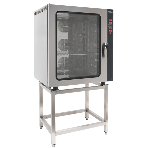 Four à convection 10 niveaux GN 1/1 avec humidificateur SUR SUPPORT