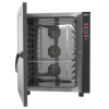 Four à convection 10 niveaux GN 1/1 avec humidificateur ouvert