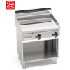 GRILLADE A GAZ SUR MEUBLE - PLAQUE LISSE BIMETAL LARGEUR 800 - GAMME 700