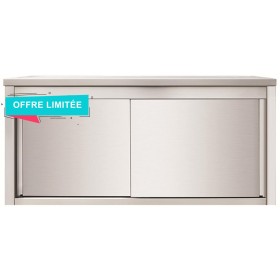 Placard mural en inox 1200x400x650 mm