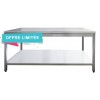 Table inox centrale