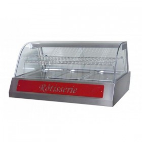 VITRINE CHAUFFANTE - 2 bacs GN 1/1