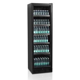 VITRINE REFRIGEREE NOIRE 387 LITRES