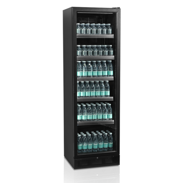 VITRINE REFRIGEREE NOIRE 387 LITRES