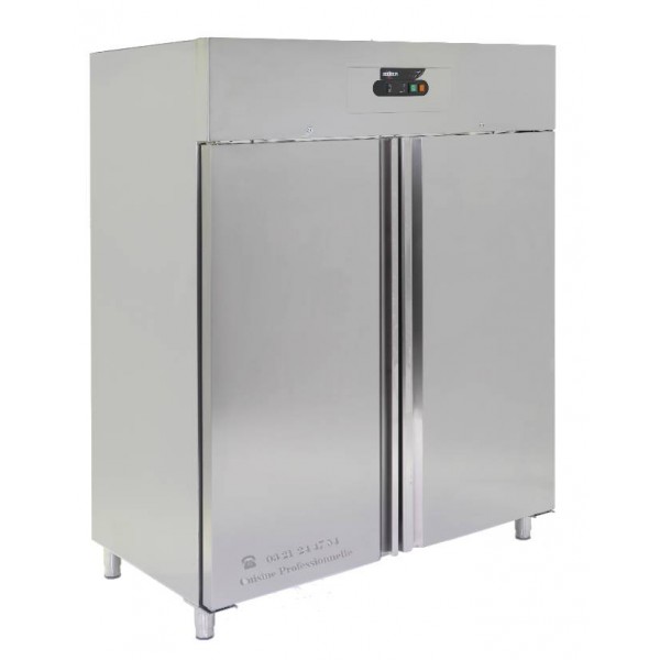 ARMOIRE FROIDE INOX 2 PORTES 