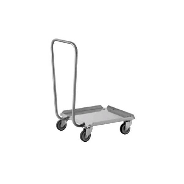 Chariot inox porte-casiers