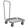 Chariot inox porte-casiers