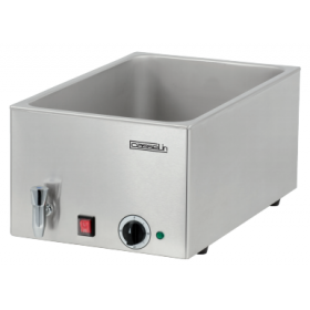 Bain marie électrique GN1/1 avec robinet de vidange