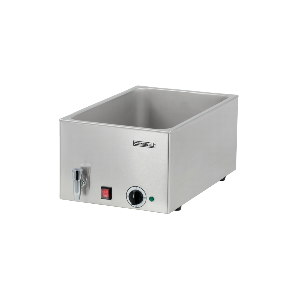 Bain marie électrique GN1/1 avec robinet de vidange