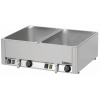 Double bain marie électrique GN 1/1 avec robinet de vidange