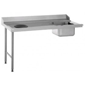 TABLE ENTRÉE RACCORDABLE A DROITE LONGUEUR 1600 MM
