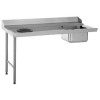 TABLE ENTRÉE RACCORDABLE A DROITE LONGUEUR 1600 MM
