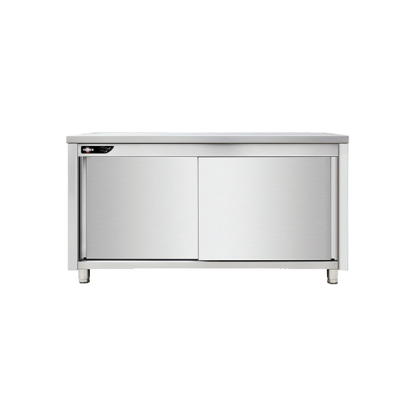 Meuble bas inox central 700x700x850 mm