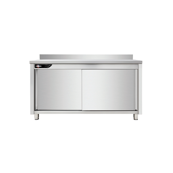 Meuble bas inox professionnel 1000x700x950