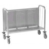 Chariot porte-assiettes inox 200 assiettes