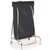 Porte-sac poubelle inox - 110 litres