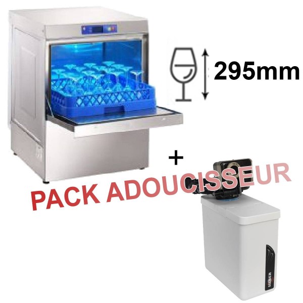 LAVE VERRE DIGITAL 40X40 + PACK ADOUCISSEUR