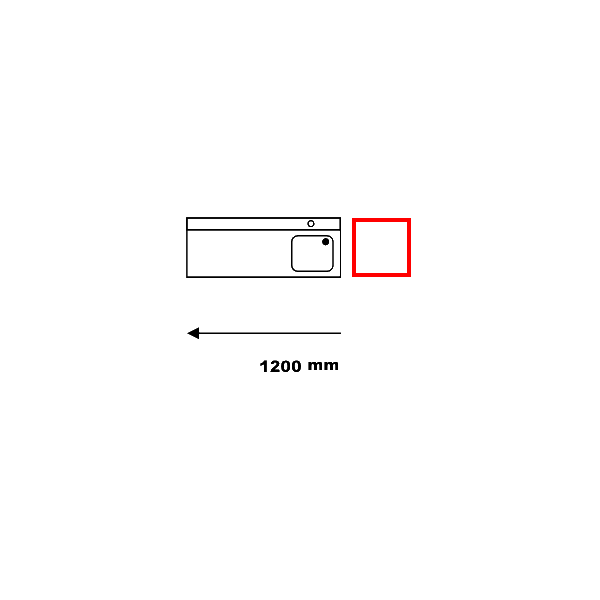 Tables inox de lave-vaisselle avec bac