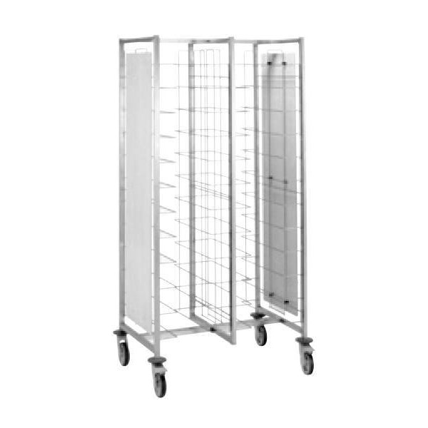Chariot cafétéria 2 x 12 niveaux