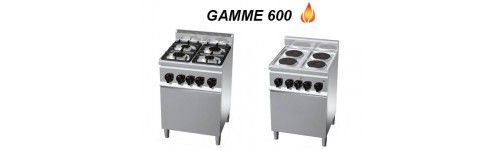 Plaque de cuisson pro top 2 feux vifs gaz gamme 600