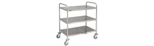 CHARIOTS DE SERVICE INOX