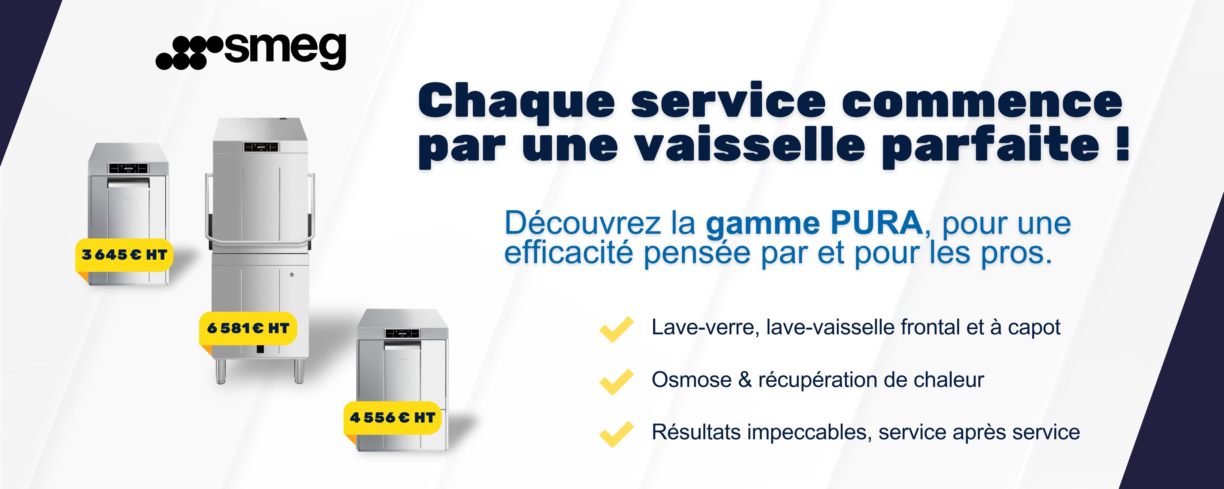 Gamme PURA de Smeg laverie